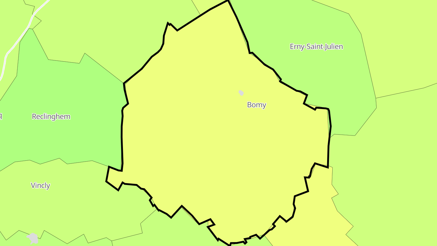 Carte des prix de l'immobilier Bomy