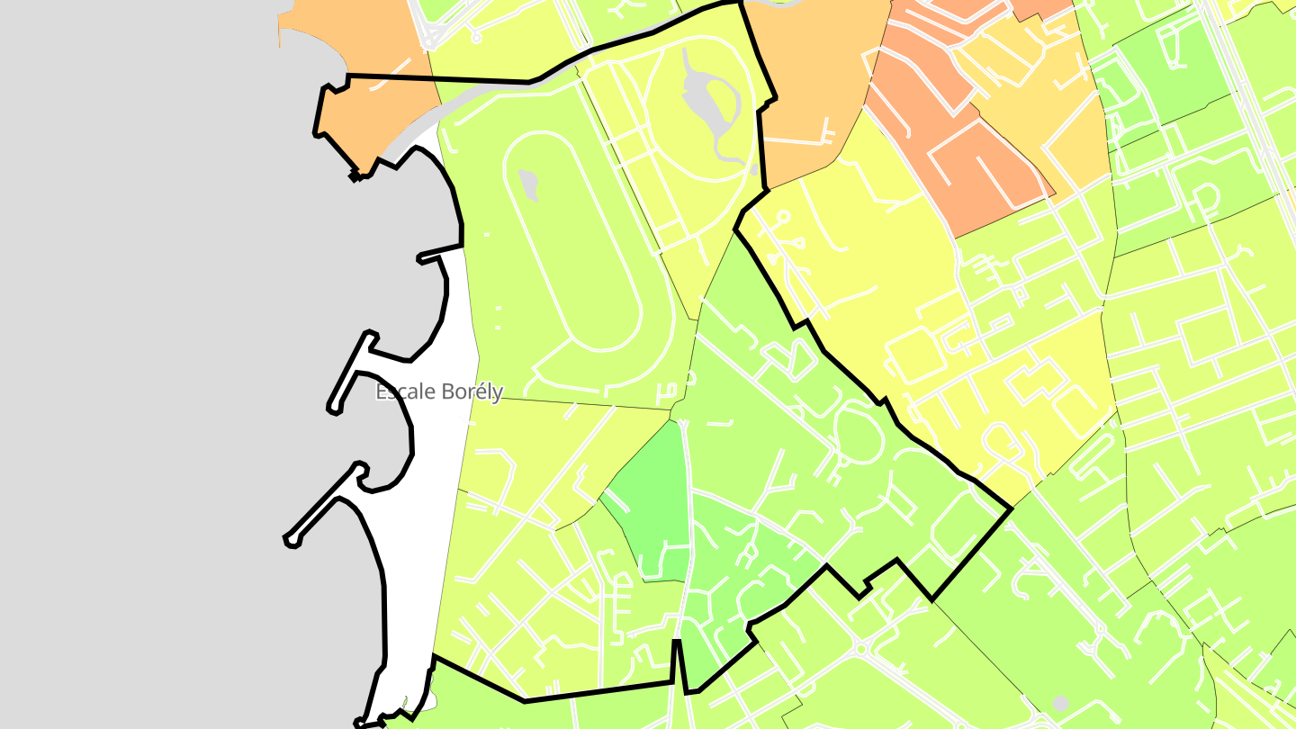 Carte des prix de l'immobilier Bonneveine