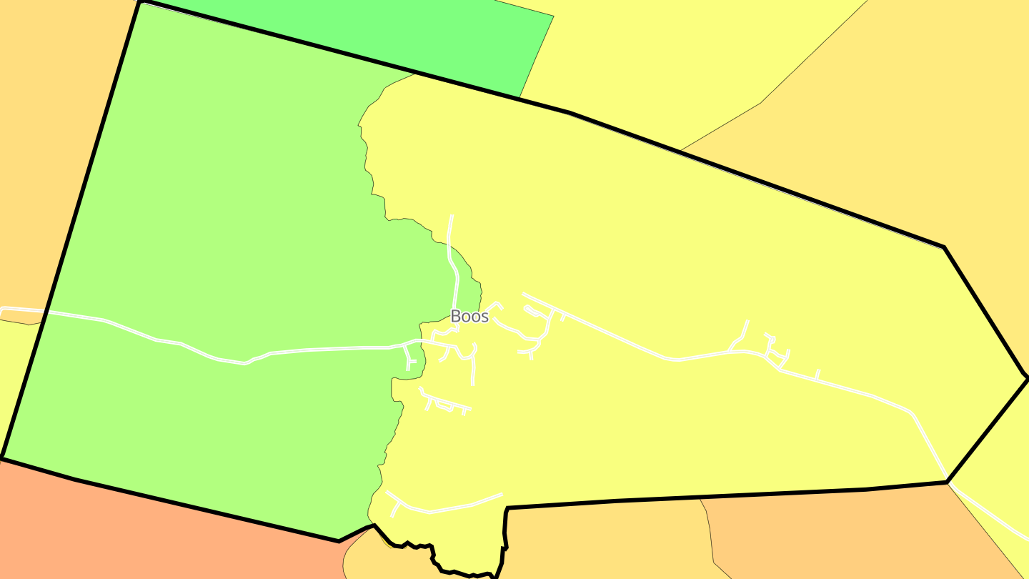 Carte des prix de l'immobilier Boos