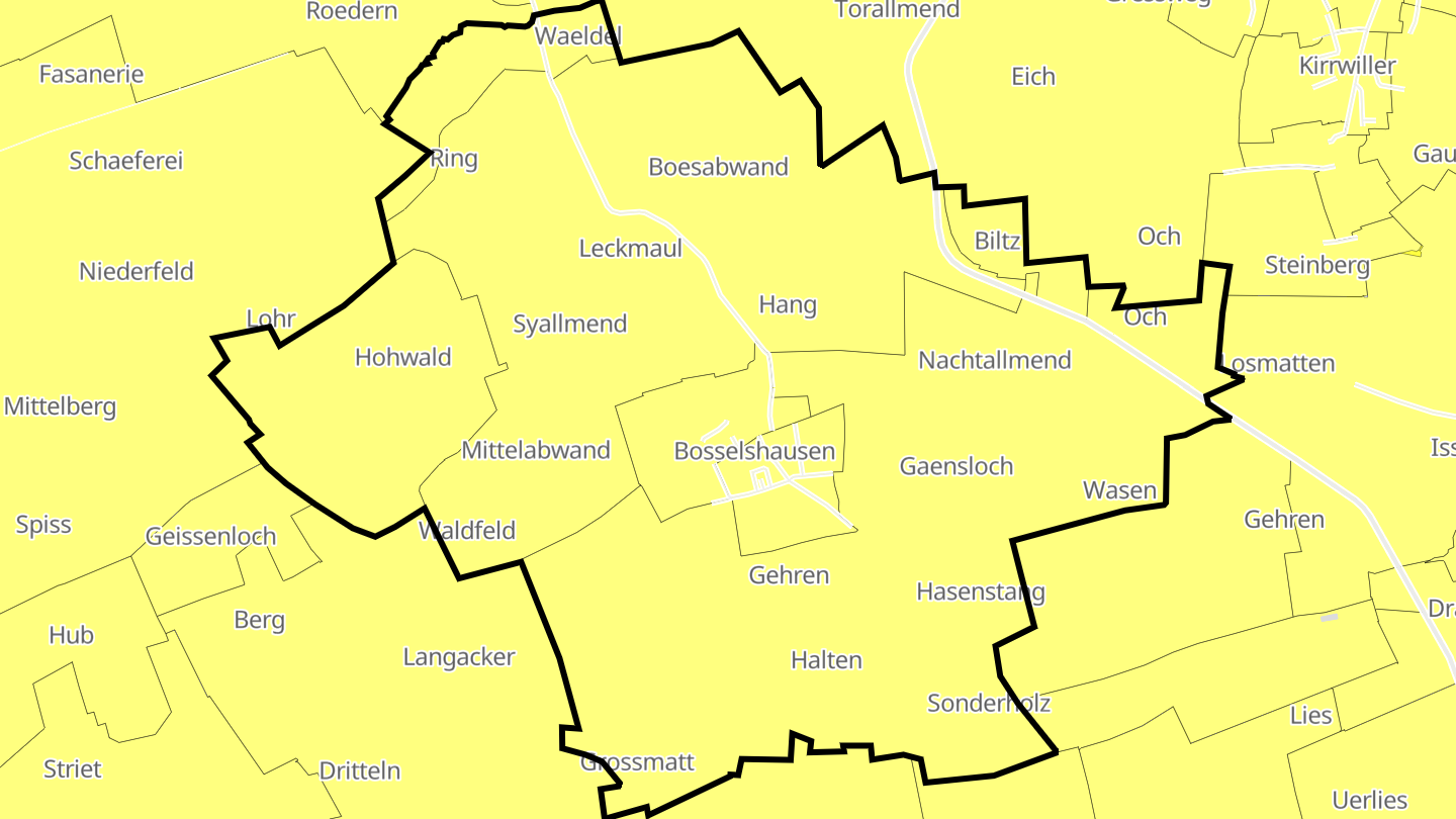 Carte des prix de l'immobilier Bosselshausen
