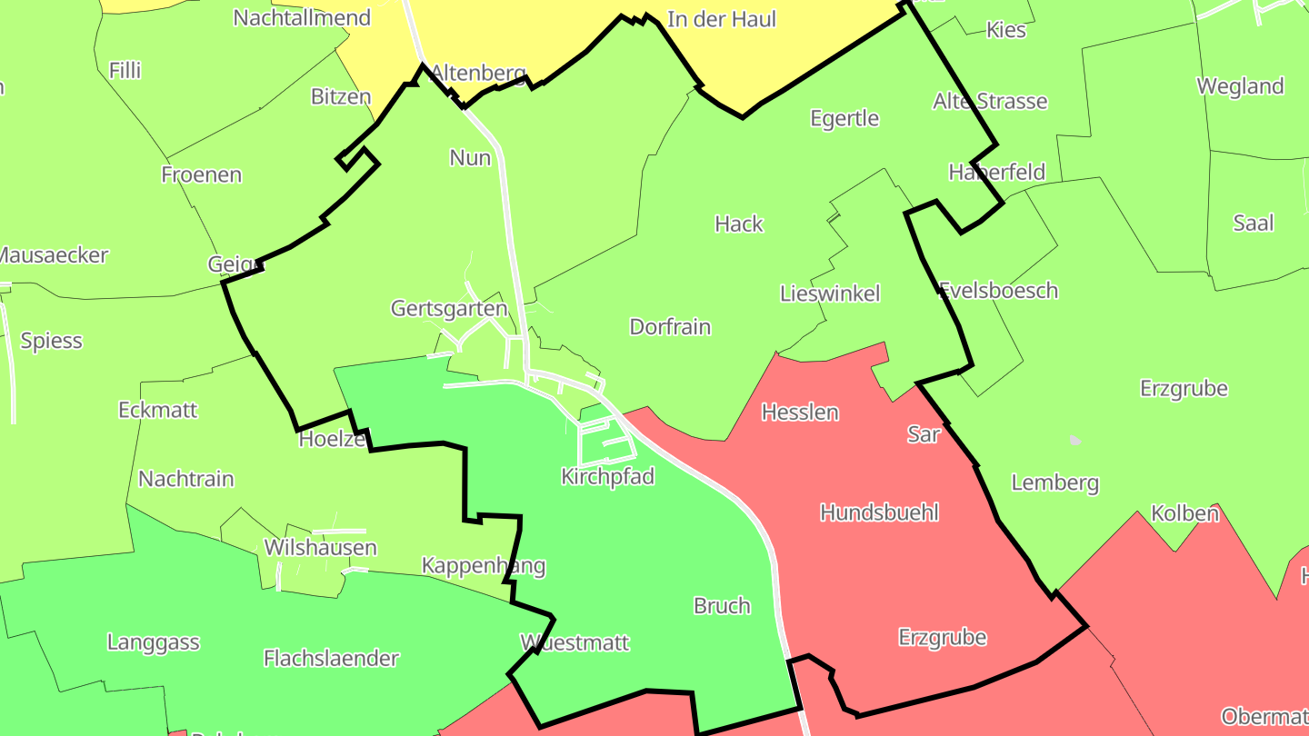 Carte des prix de l'immobilier Bossendorf