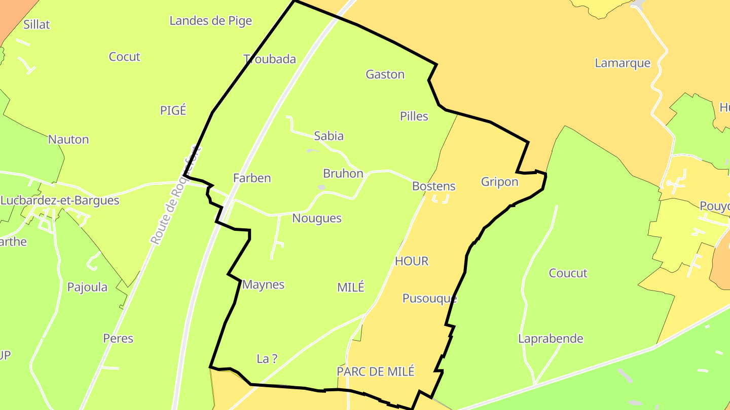 Carte des prix de l'immobilier Bostens
