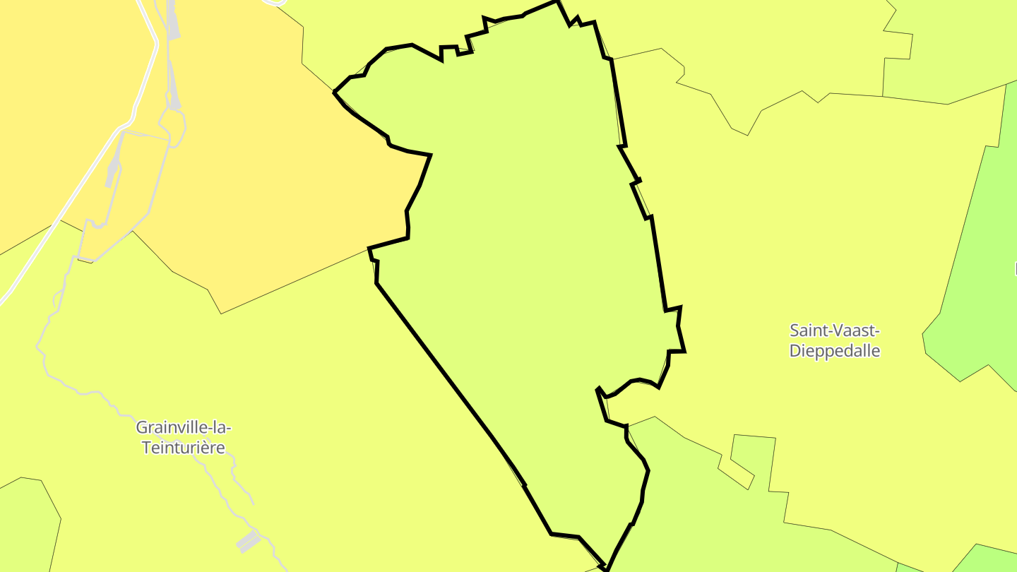 Carte des prix de l'immobilier Bosville