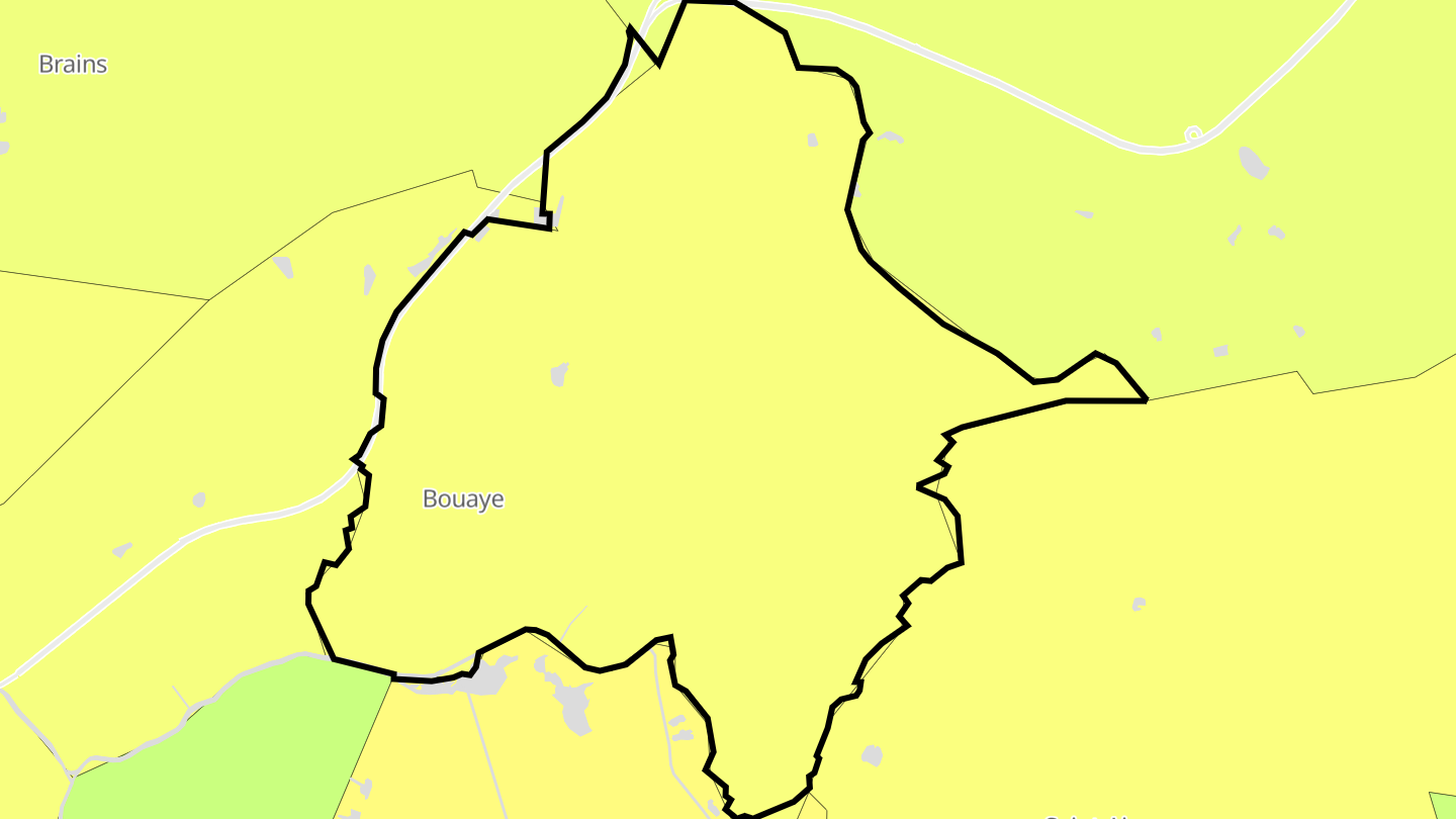 Carte des prix de l'immobilier Bouaye