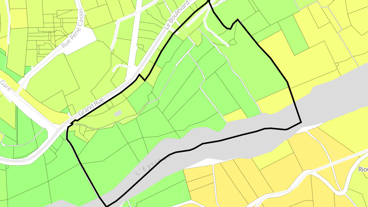 Carte des prix de l'immobilier Boucherie