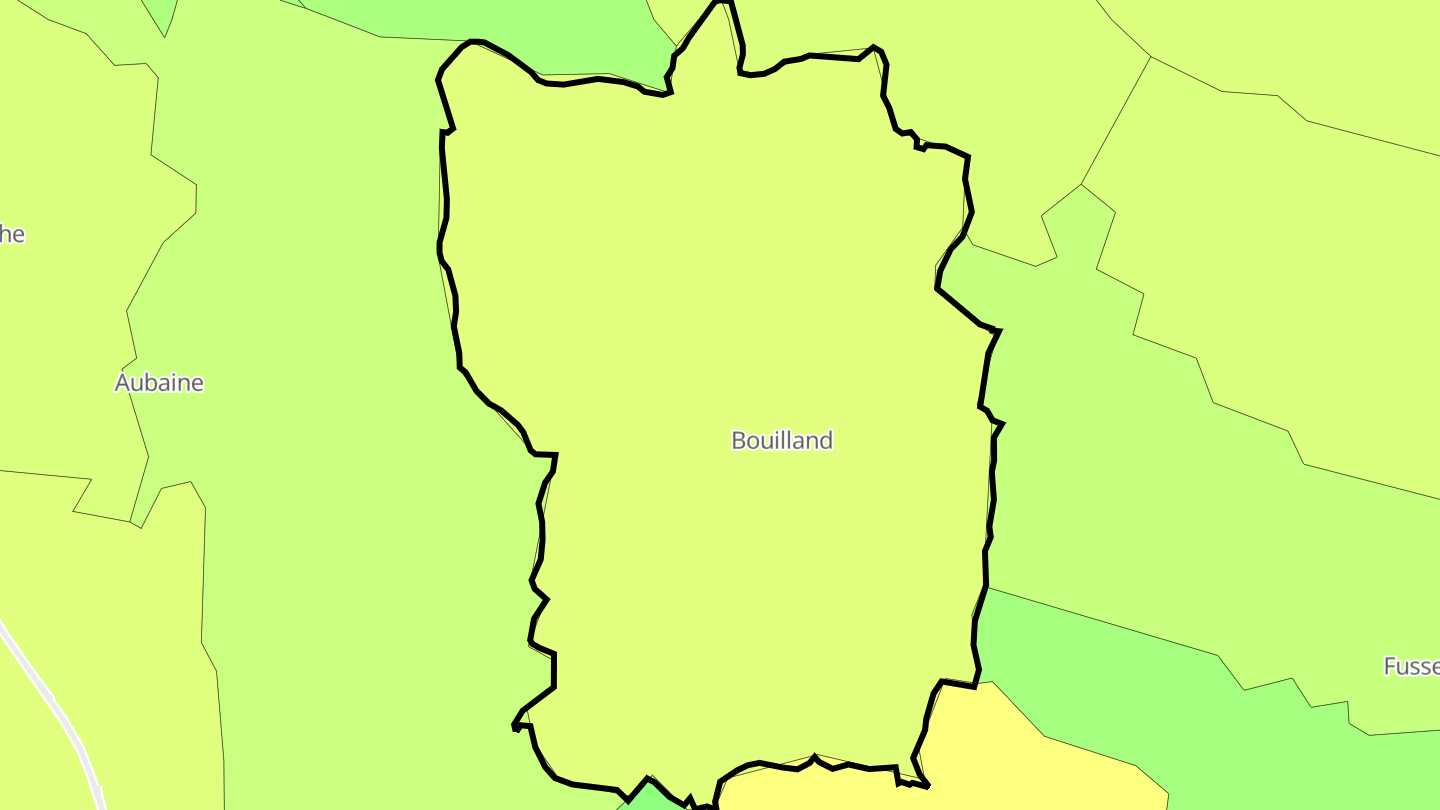 Carte des prix de l'immobilier Bouilland