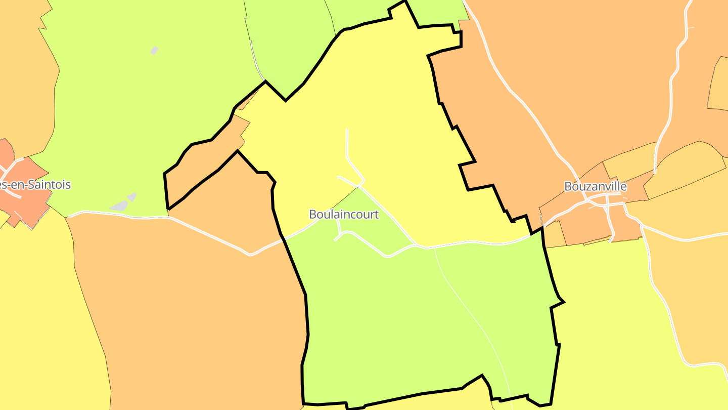 Carte des prix de l'immobilier Boulaincourt