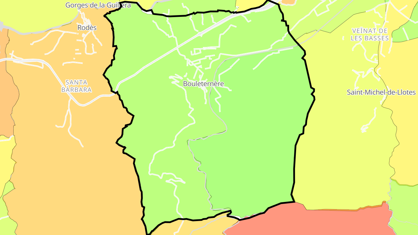 Carte des prix de l'immobilier Bouleternère