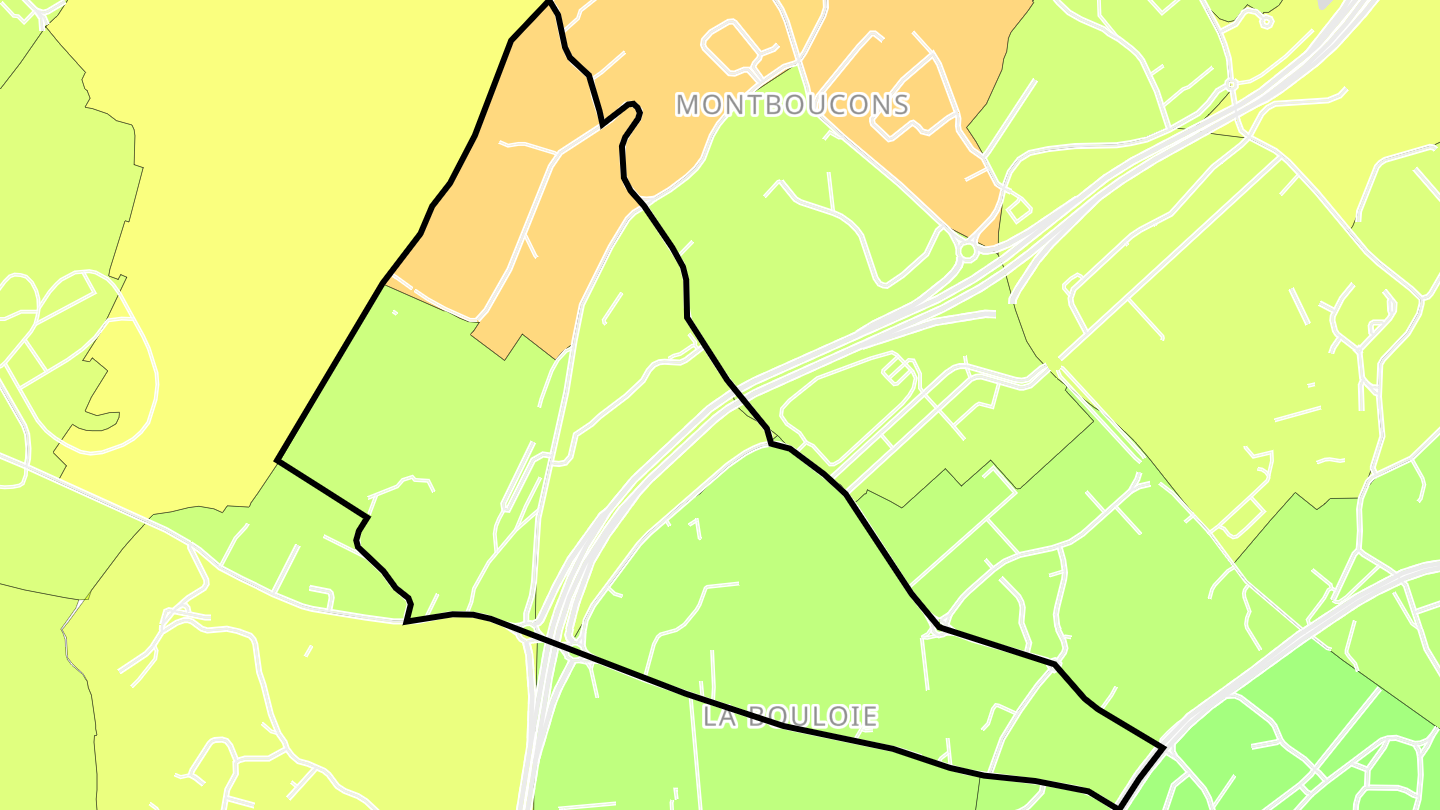 Carte des prix de l'immobilier Bouloie