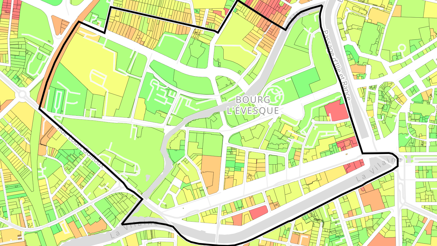 Carte des prix de l'immobilier Bourg l'Évesque