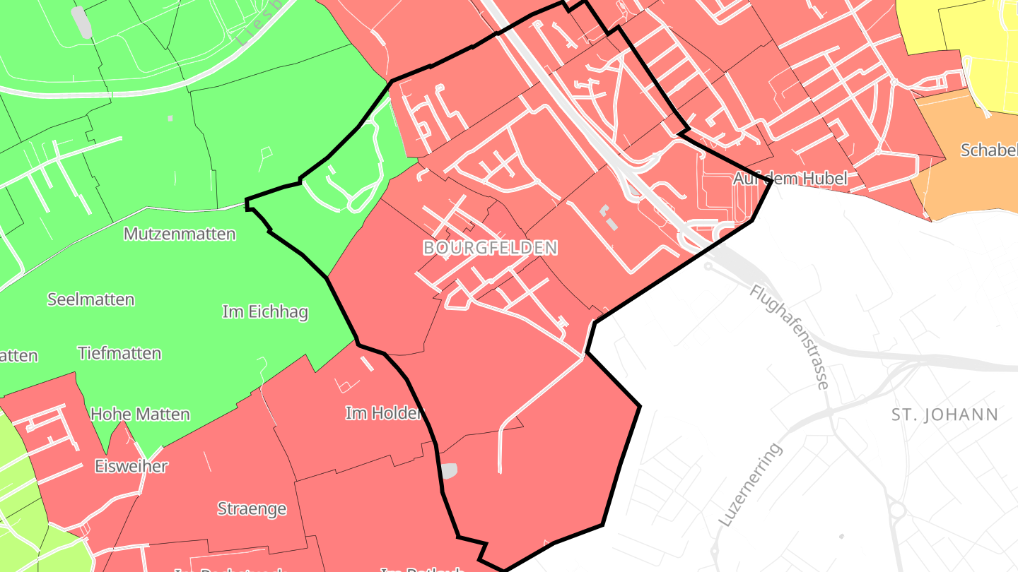 Carte des prix de l'immobilier Bourgfelden