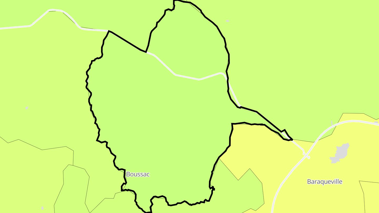 Carte des prix de l'immobilier Boussac