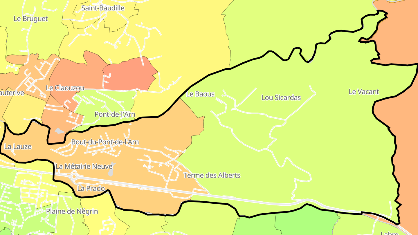 Carte des prix de l'immobilier Bout-du-Pont-de-Larn