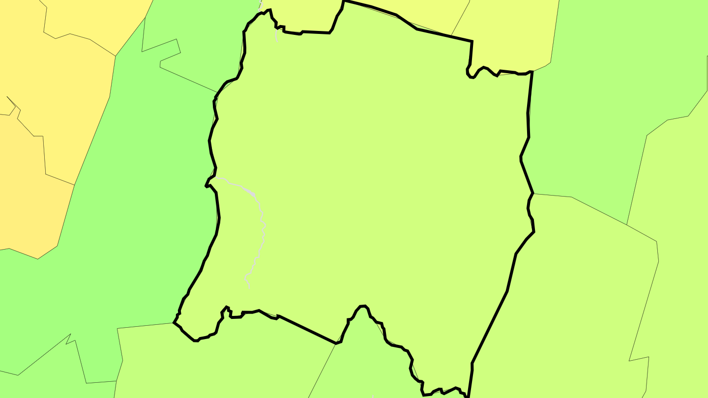 Carte des prix de l'immobilier Bouvante