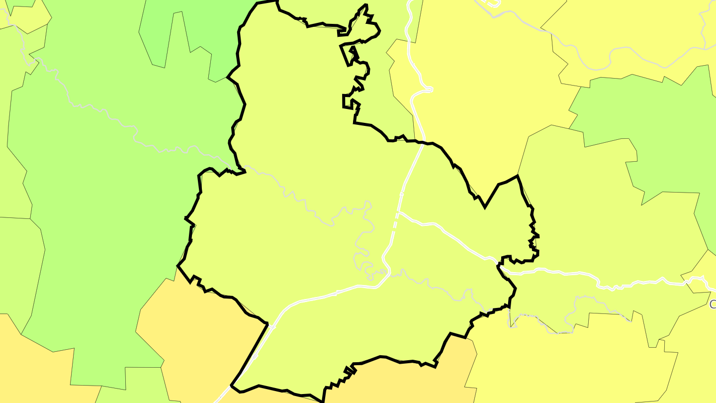 Carte des prix de l'immobilier Bozouls