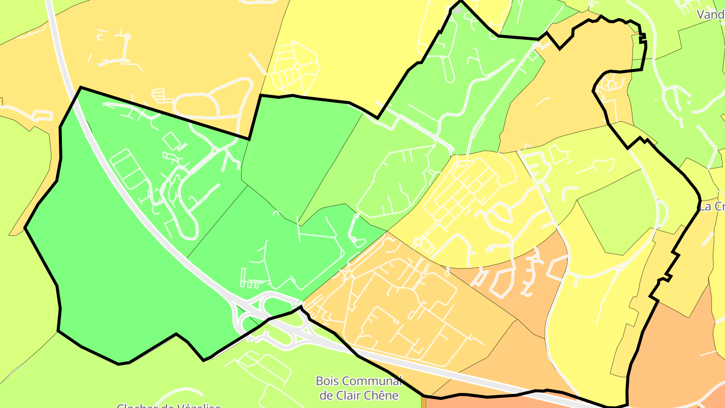 Carte des prix de l'immobilier Brabois