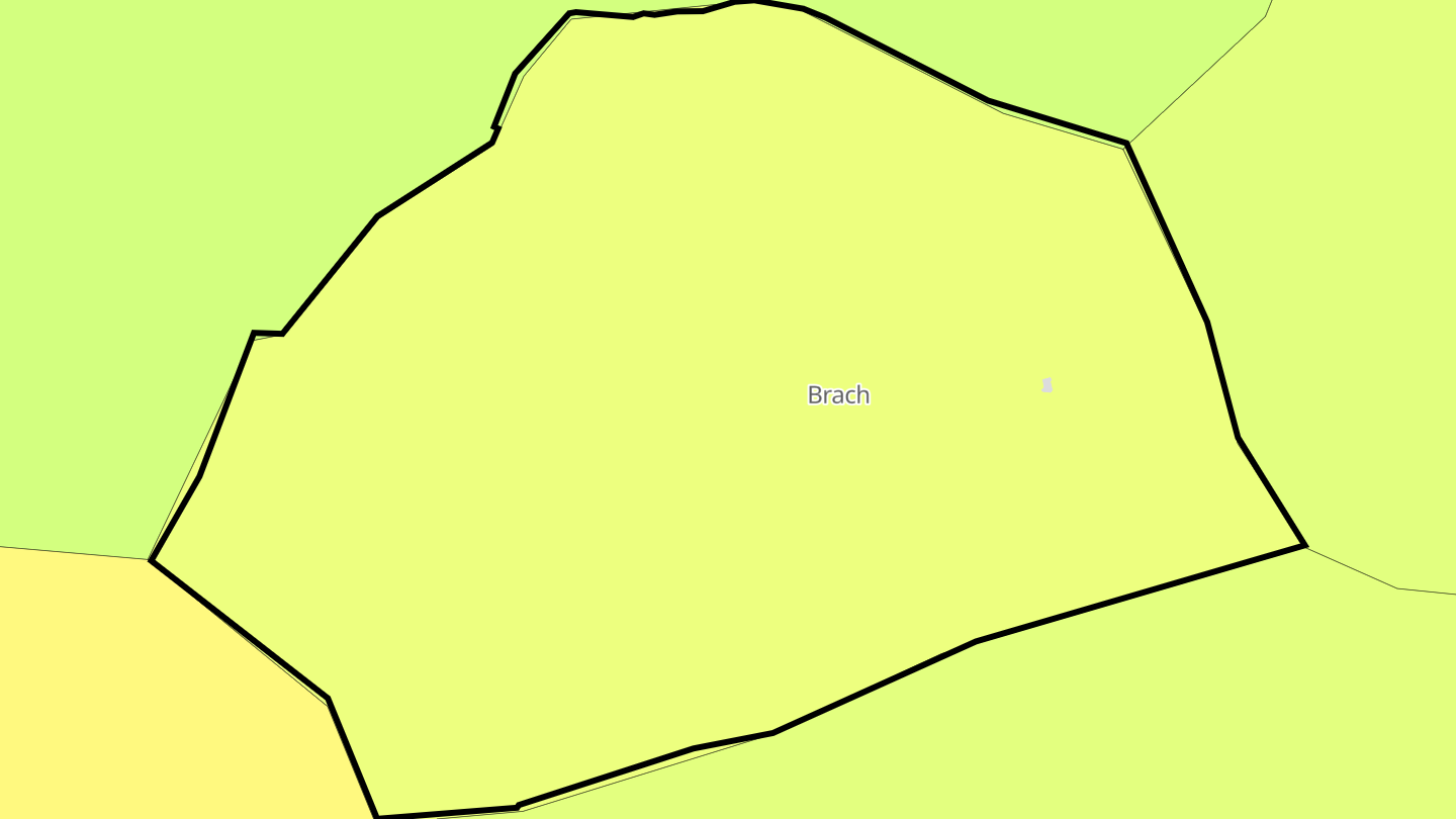 Carte des prix de l'immobilier Brach