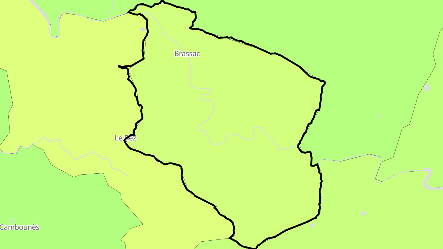 Carte des prix de l'immobilier Brassac