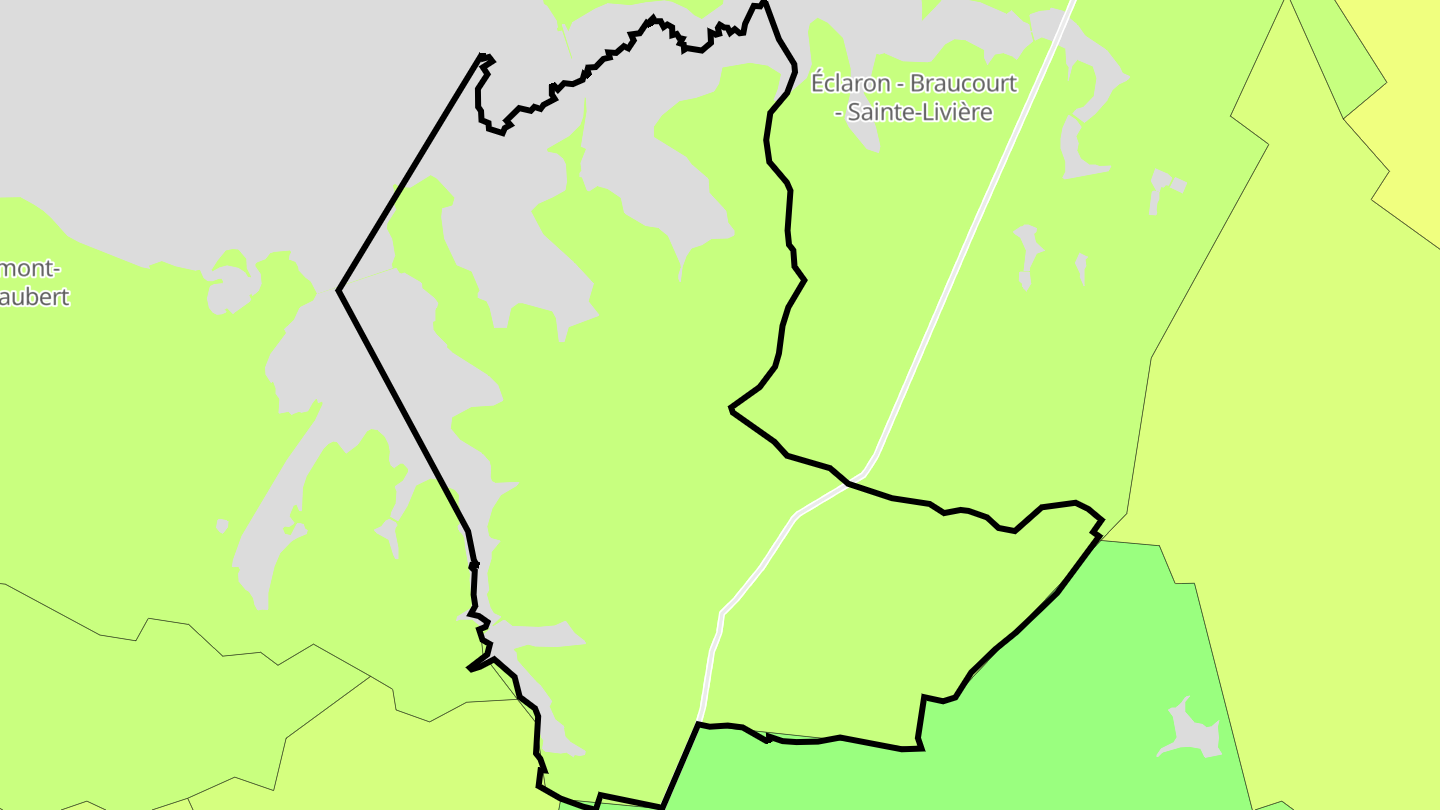 Carte des prix de l'immobilier Braucourt