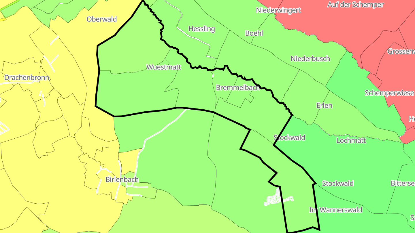 Carte des prix de l'immobilier Bremmelbach