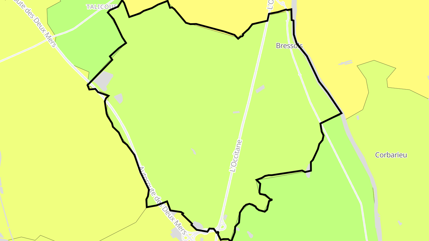 Carte des prix de l'immobilier Bressols