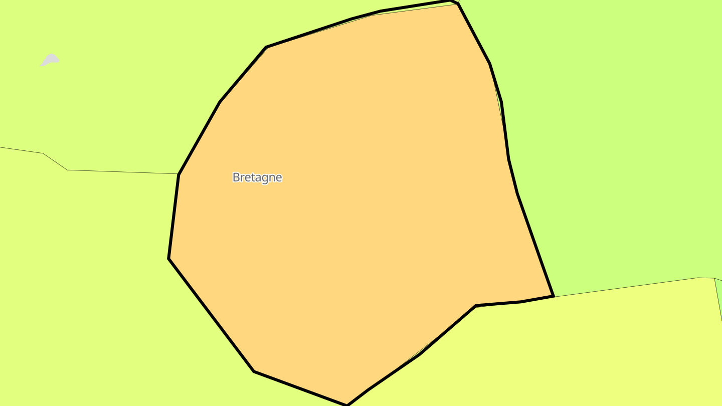 Carte des prix de l'immobilier Bretagne