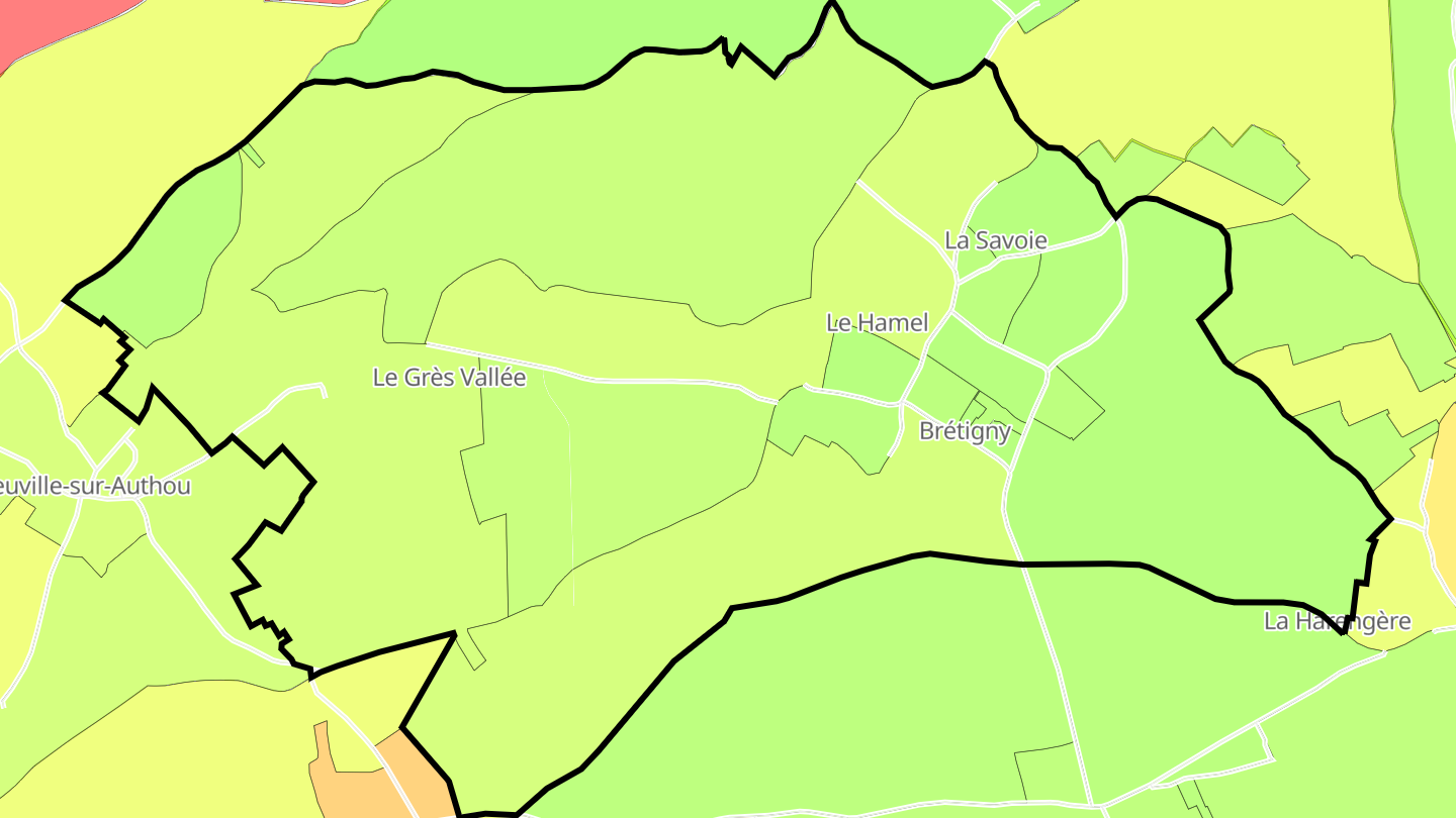 Carte des prix de l'immobilier Brétigny
