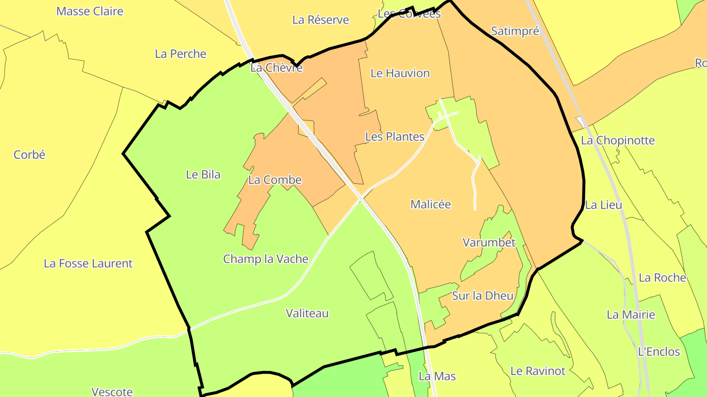 Carte des prix de l'immobilier Breuil-sur-Marne