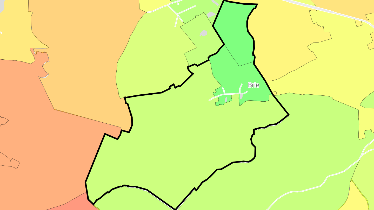 Carte des prix de l'immobilier Brie