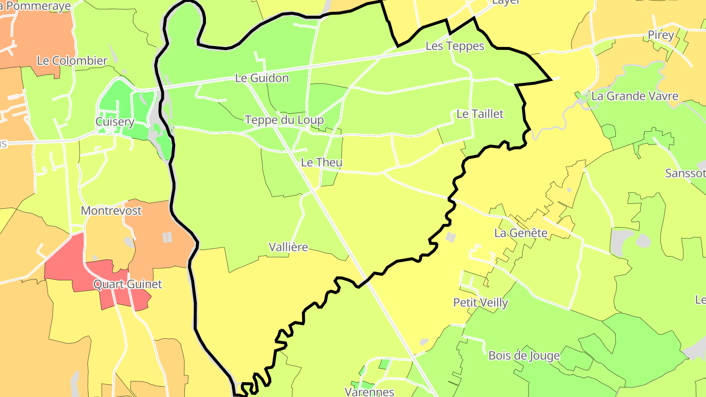 Carte des prix de l'immobilier Brienne