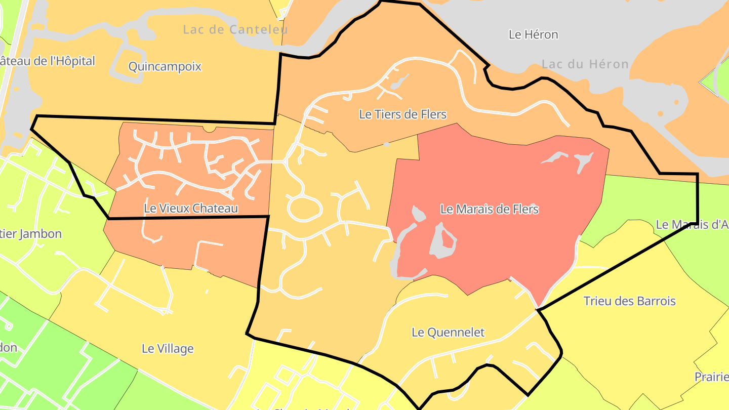Carte des prix de l'immobilier Brigode