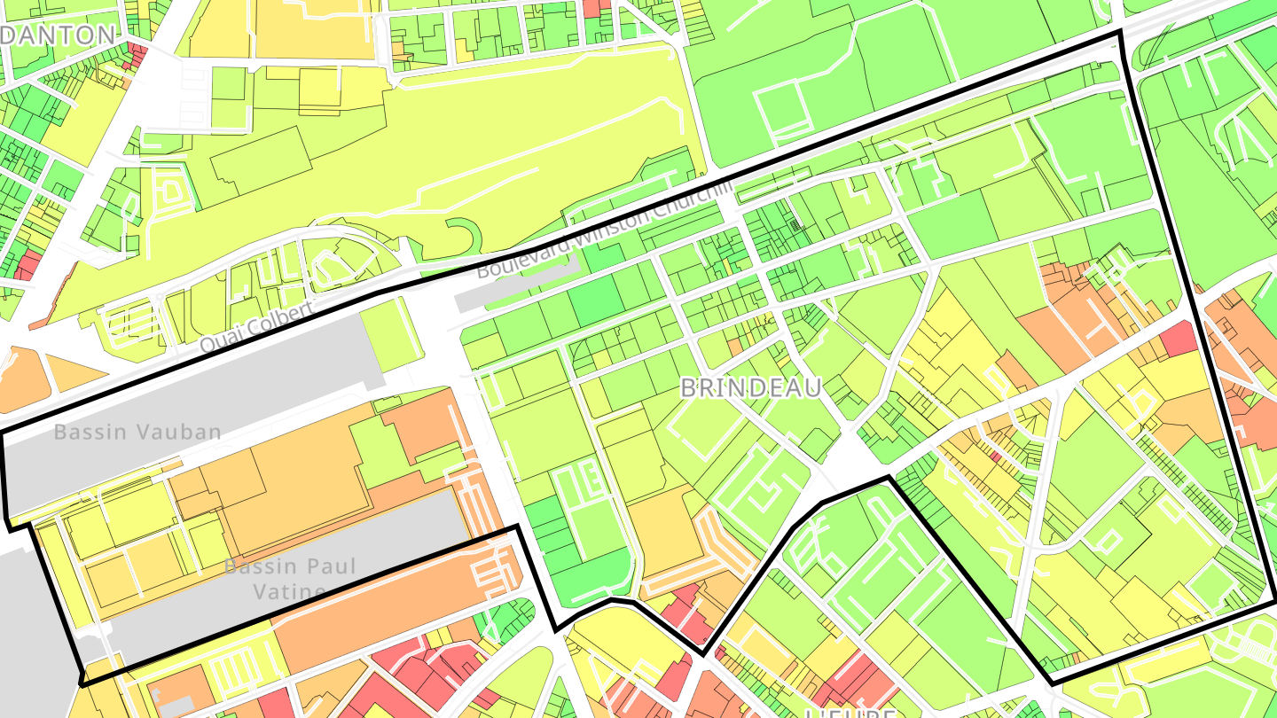 Carte des prix de l'immobilier Brindeau