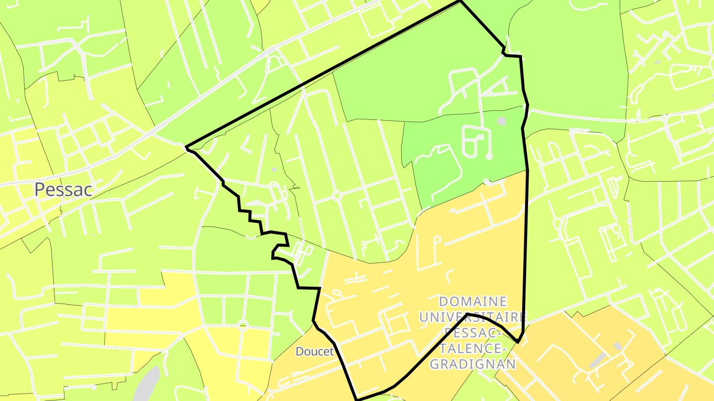 Carte des prix de l'immobilier Brivazac-Candau