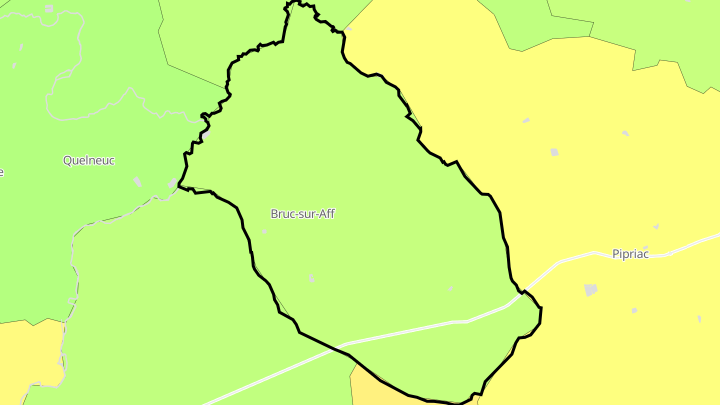 Carte des prix de l'immobilier Bruc-sur-Aff