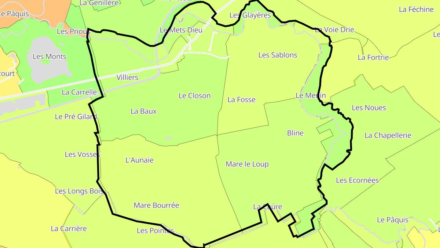 Carte des prix de l'immobilier Brusson