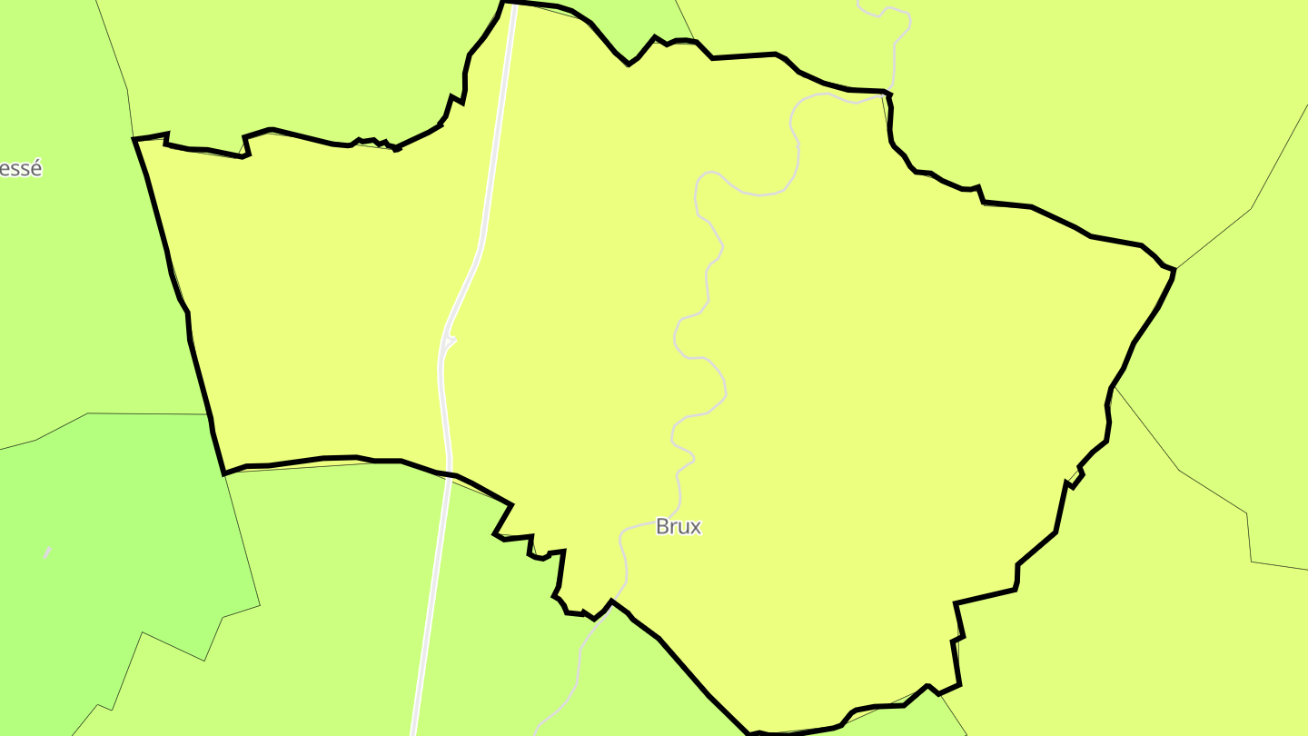Carte des prix de l'immobilier Brux