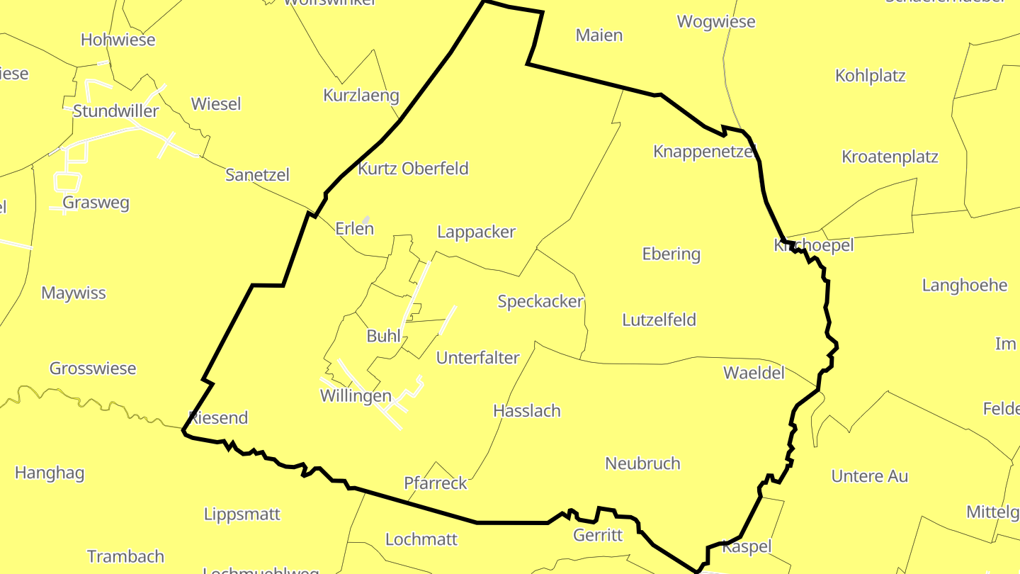 Carte des prix de l'immobilier Buhl