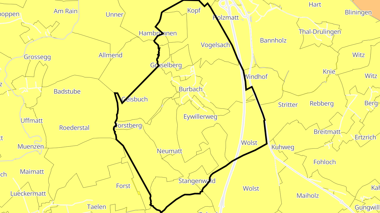 Carte des prix de l'immobilier Burbach