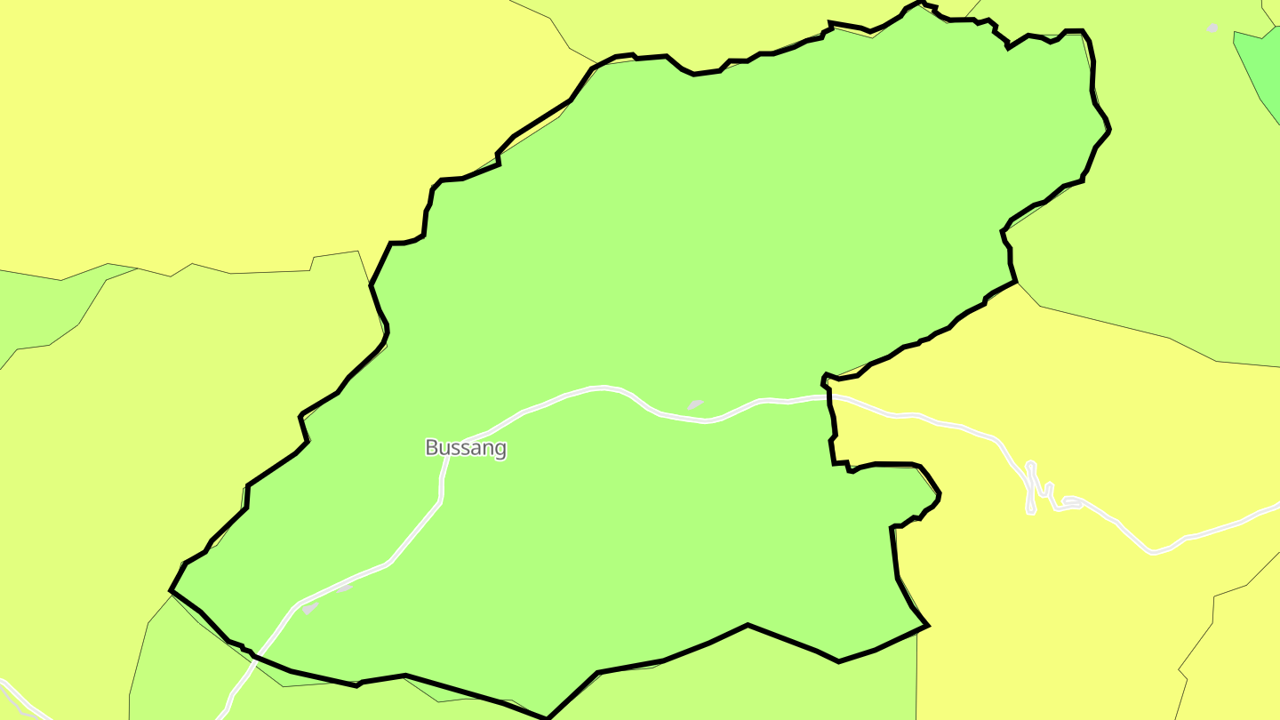Carte des prix de l'immobilier Bussang