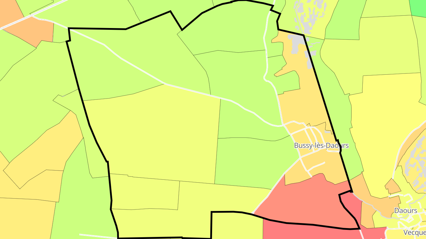 Carte des prix de l'immobilier Bussy-lès-Daours