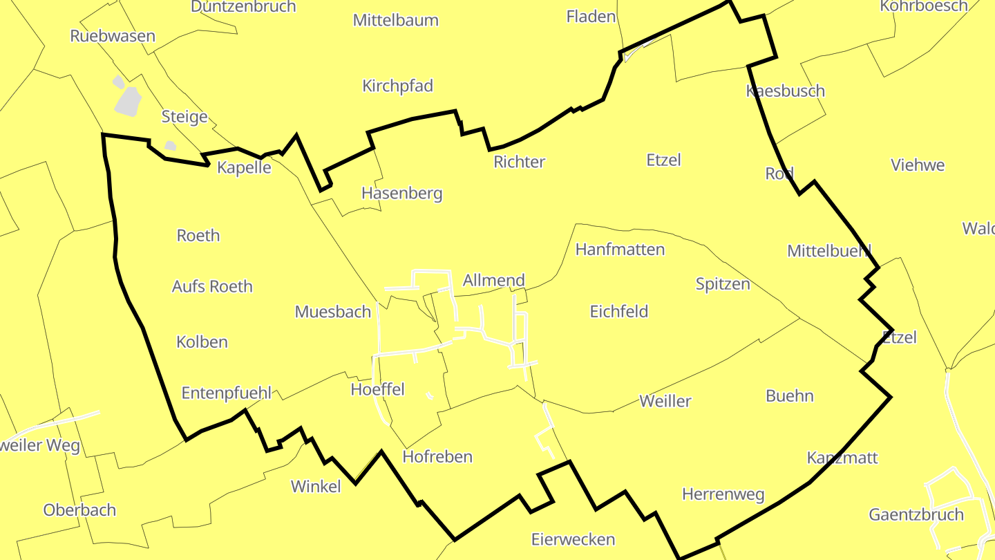 Carte des prix de l'immobilier Buswiller