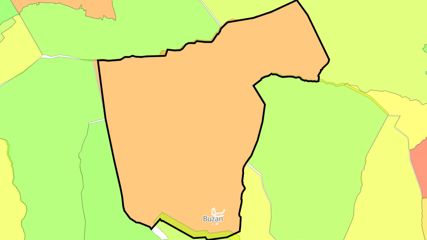 Carte des prix de l'immobilier Buzan