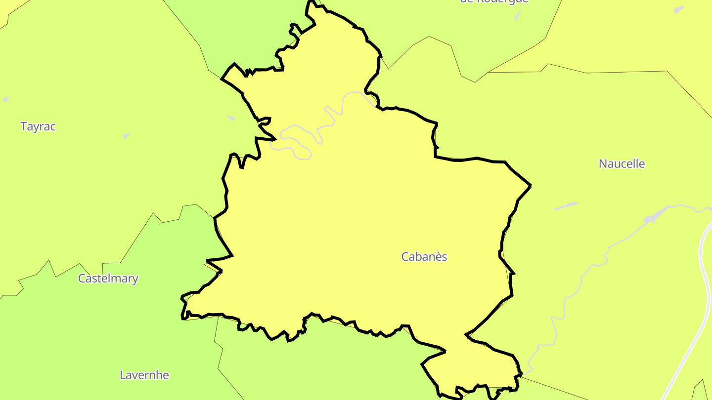 Carte des prix de l'immobilier Cabanès