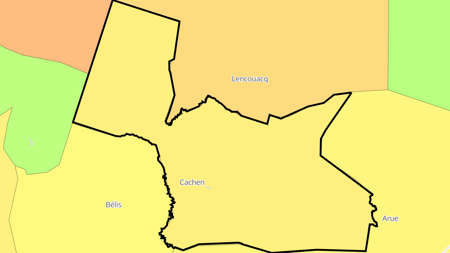 Carte des prix de l'immobilier Cachen