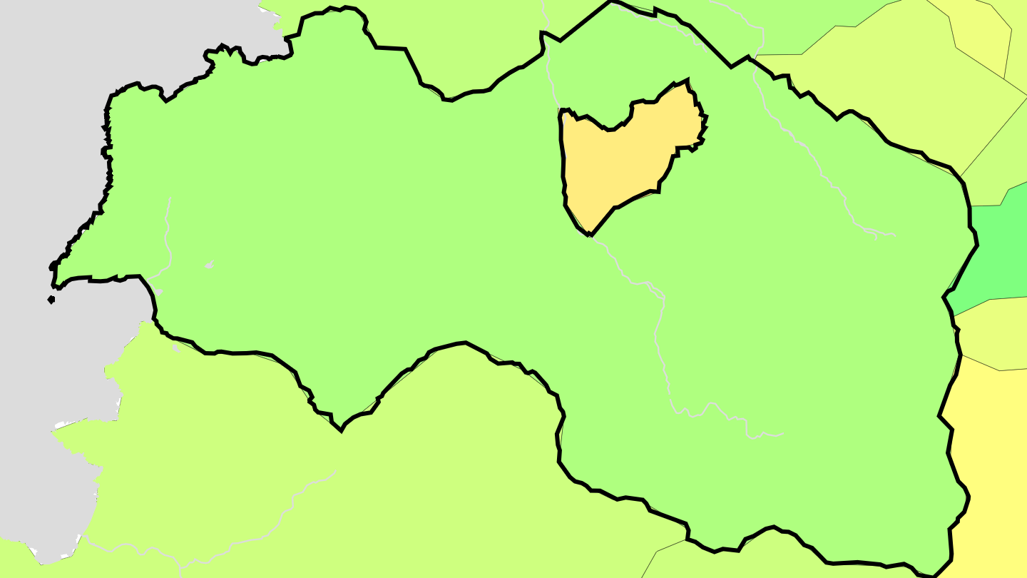 Carte des prix de l'immobilier Calenzana