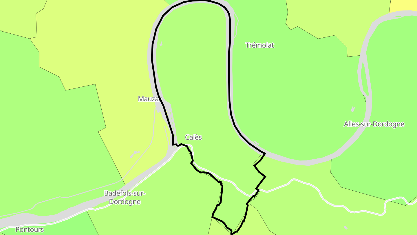Carte des prix de l'immobilier Calès