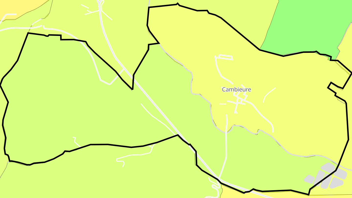 Carte des prix de l'immobilier Cambieure