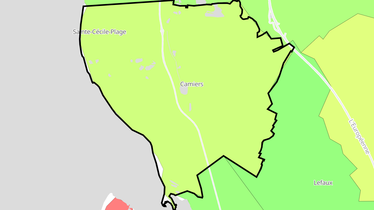 Carte des prix de l'immobilier Camiers