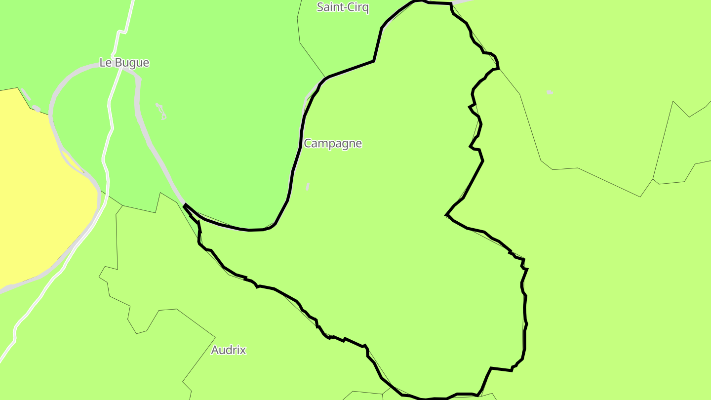 Carte des prix de l'immobilier Campagne