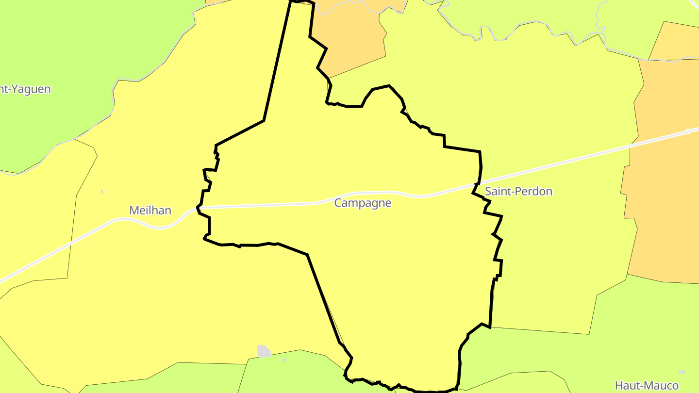 Carte des prix de l'immobilier Campagne